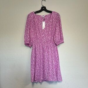 BB DAKOTA/ Steve Madden Pink Puff Sleeve Sundress NWT